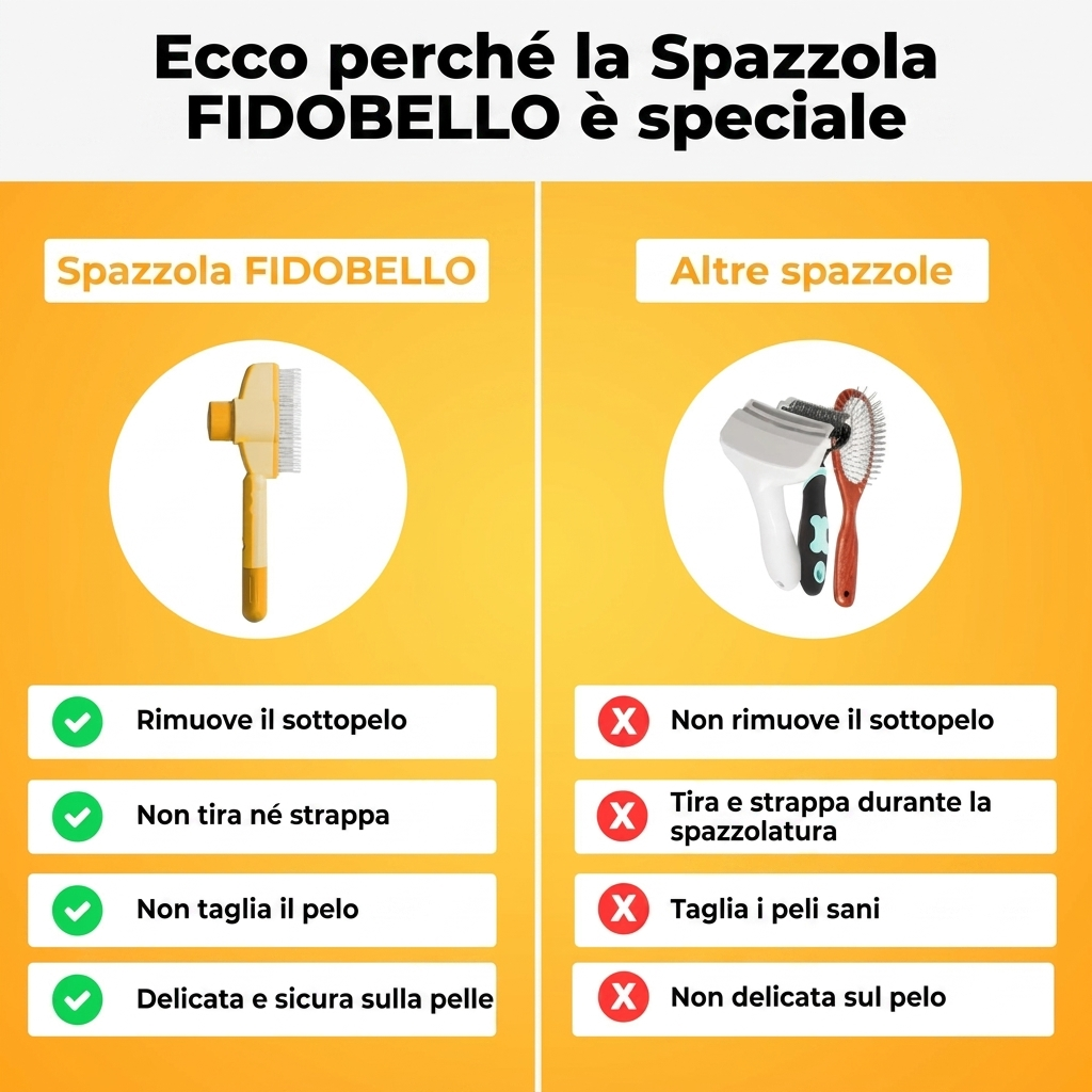 Spazzola Fidobello - Il best-seller
